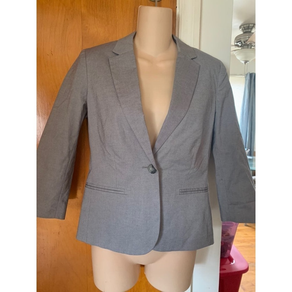 NWT Banana Replubic Blazer Gray Sz 0